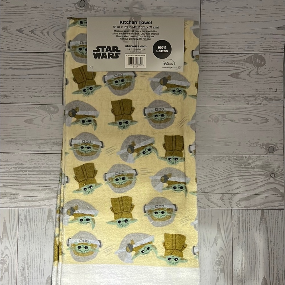 Star Wars Mandalorian Yellow Kitchen Towels - Picture 4 of 5